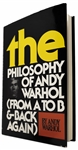 Andy Warhol Sketches His Famous Campbell's Soup Can -- Drawn Upon a Signed First Edition of ''The Philosophy of Andy Warhol''
